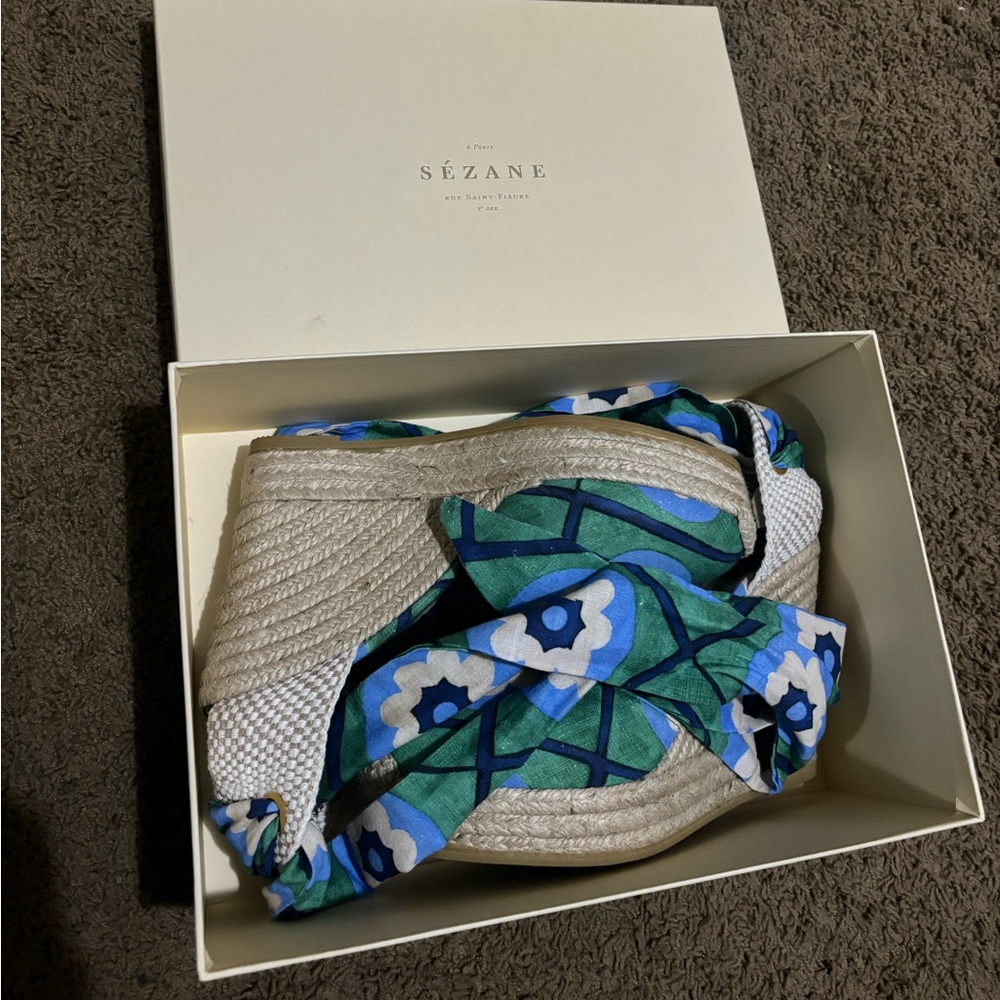 Super RARE-SÉZANE X MOMONÌ TANIA HIGH ESPADRILLES - - Picture 11 of 14